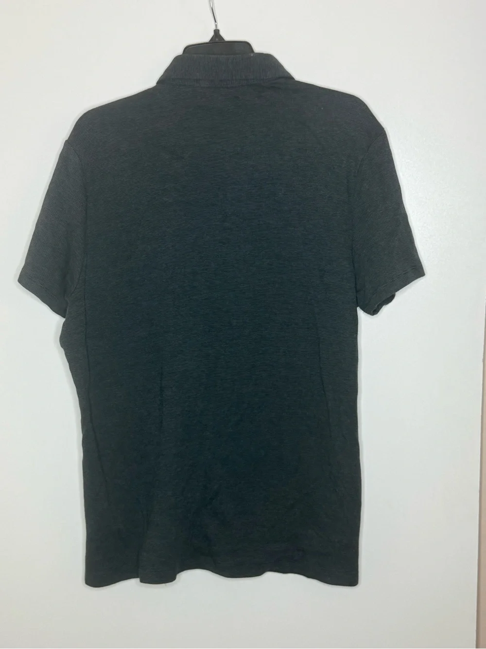Banana Republic Black Men's Short-Sleeve Polo